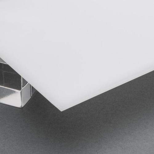 1/4 acrílico branco 24 x12 folha translúcida Plexiglass Cast 2447 AZM