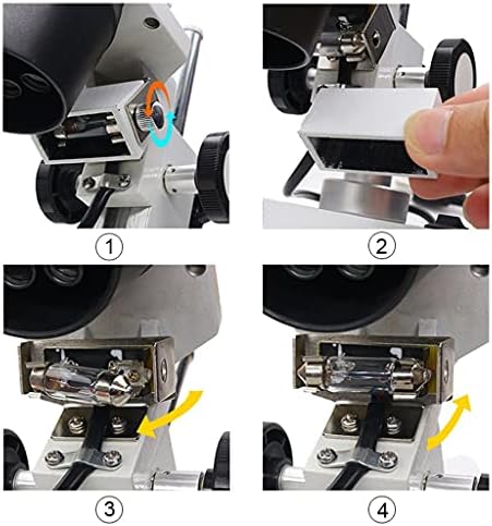 ASUVUD Microscópio binocular Microscópio Industrial Microscópio Top Iluminação LED Ferramenta de reparo