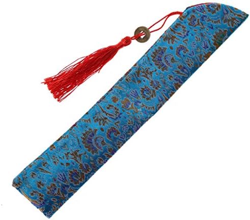 Saco de ventilador de mão chinesa dobrável de seda rhfemd com tamel à prova de poeira protetor bolsa