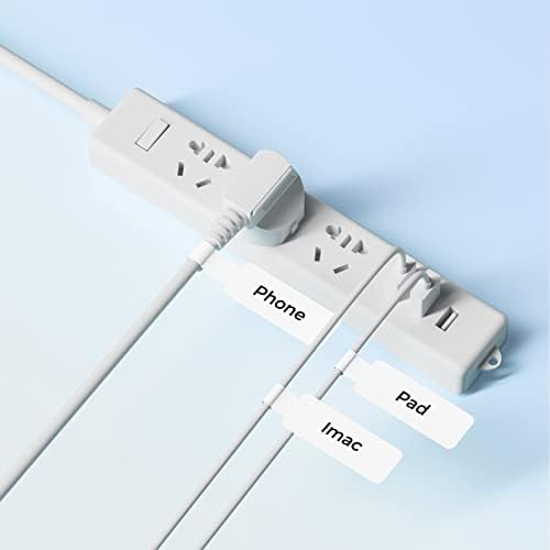 Etiqueta de cabo Niimbot para impressora de etiqueta B1/B21/B3S, tags de cabo à prova d'água, à prova de