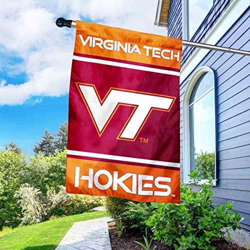 Virginia Tech Hokies House Flag With Flag Pole Set