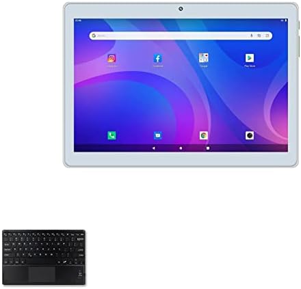 Teclado de onda de caixa compatível com SZTPSLS Tablet Android 10 S10 - Teclado Bluetooth Slimkeys com TrackPad,