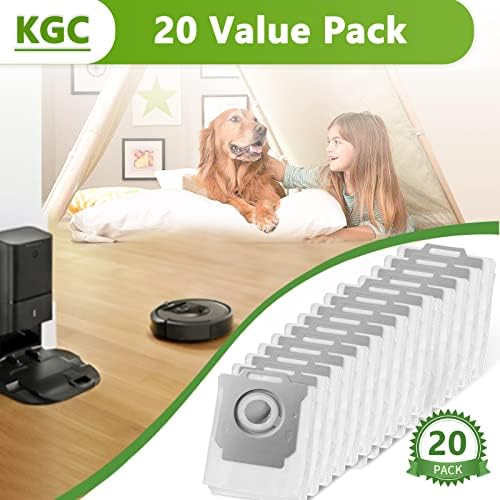 KGC 20 Pacote de substituição compatível com sacolas de vácuo iRobot Sacos Roomba, substituição