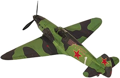 ALMENCLA 1/35 União Soviética Yak 1 Modelo de papel de aeronaves de combate Handcrafts requintados 3D Avião
