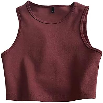 Camisa de manga comprida feminina Faixa de verão BM Knit Vest Gym Gym Fitness Crew pescoço colheita