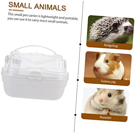Patkaw 2pcs hamster gaiola de mochilas para a mala de viagens mochila hamster backpack hamster house