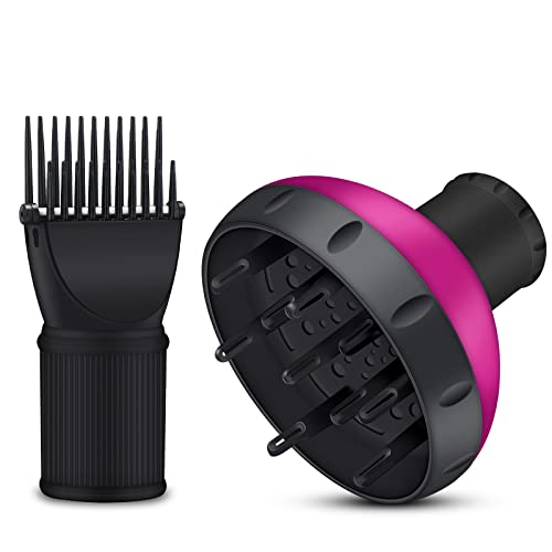 A conexão com pente e difusor de secador de cabelo, segbeauty preto secador de sopro bico de concentrador