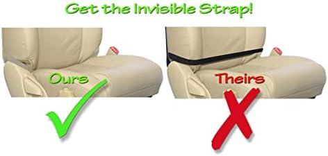 Tike Smart Premium Kick tapetes - Protetores de luxo para trás e tampas de assento com cinta invisível