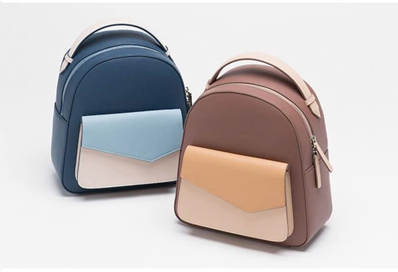 Backbag de couro diy Kraft Paper Mold Leather Saco de ombro de acrílico Modelo de bolsa de couro de