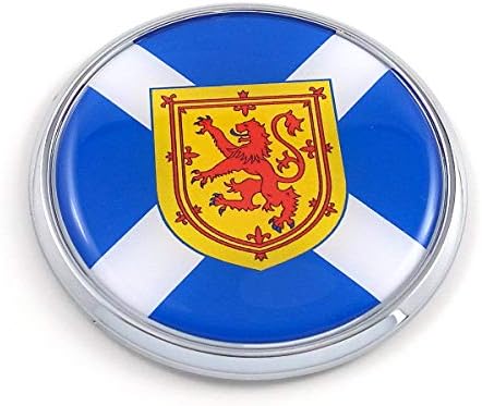 Bandeira escocesa da Escócia 2,75 Crite de adesivos de adesivo de emblema do emblema do cromo de carro