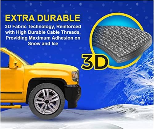 Meias de neve de pneus de carro premium para série de neve têxteis da série extrapropora de inverno para Suzuki