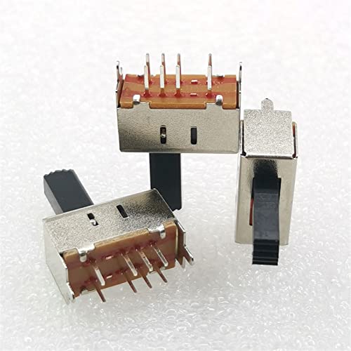 Interruptor de slide 100pcs micro mini deslizamento interruptor deslizante de deslizamento 8pin 2p3t alternante