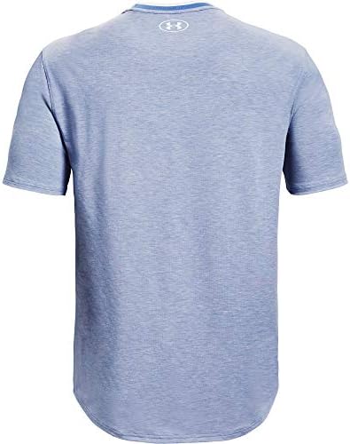Under Armour Men Recuperar Sleep Sleep Sleeve Crew pescoço sub-camiseta, azul lavado Heather /White, 3x-Large