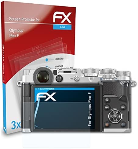 Atfolix Screen Protection Film Compatível com o protetor de tela do Olympus Pen-F, filme de proteção Ultra-Clear