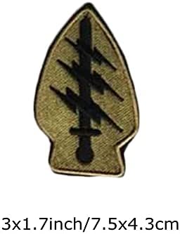 4 PCE Special Forces Ranger Airborne American Flag Patch Hook and Loop Morale Tactical Aplique