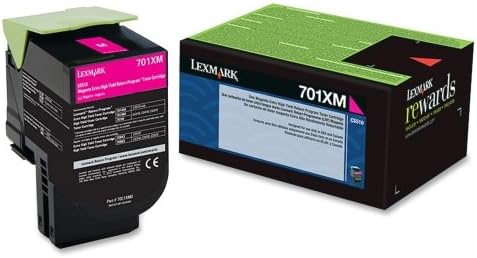 LEXMARK 70C1XK0 BLACK Extra de alto rendimento do cartucho de toner de retorno para Lexmark CS510DE