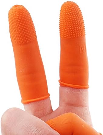 Coskin látex bico de dedos reutilizáveis ​​de borracha de pontas de protetora de pavilhas de proteção de serviço