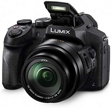 Câmera digital Panasonic Lumix DMC-FZ300, 12,1 megapixels, sensor de 1/2,3 polegadas, vídeo em 4K, pacote de