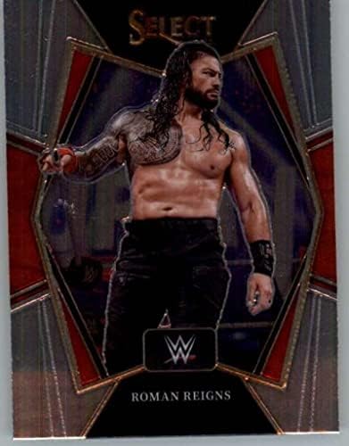 2022 Panini Select WWE 160 Roman Reigns Premier Level SmackDown Wrestling Trading Card