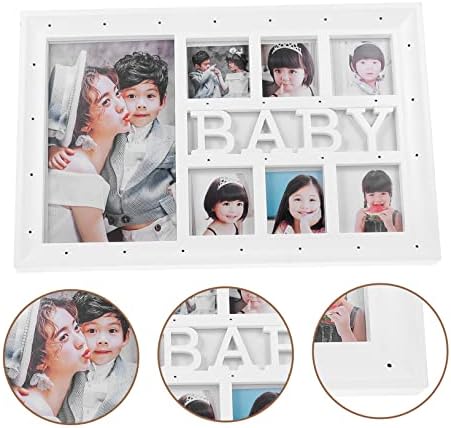 Besportble Photo Frame Álbum de fotos de bebê Ornament Frames Frame de casamento Baby Frames Baby Baby