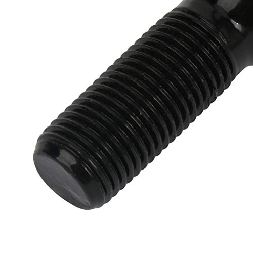 Eccpp 12x1.25 20 peças Comprimento de haste de lava de roda preta 28mm com 1 chave de chave para fiat 500x para