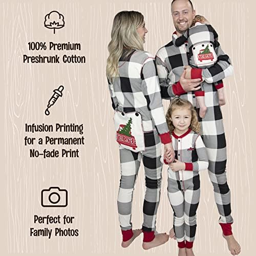 Preguiçoso flapjacks, pijamas combinando para o cachorro, bebê e filhos, adolescentes e adultos