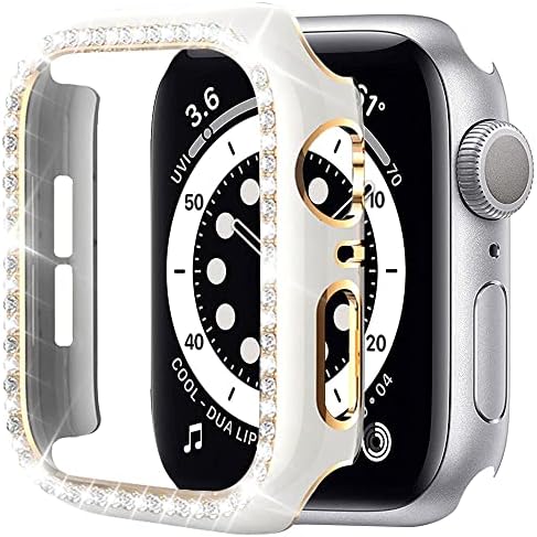 Ankang Diamond Crystal Case para Apple Watch 7 6 SE 40mm 44mm 41mm 45mm Iwatch Series 5 3 38mm