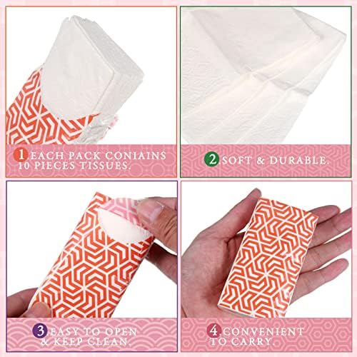 80 contagens 3 Ply Facial Facial Tissues Pocket Pocket Tissues White Facial Tissue com pacote de impressão