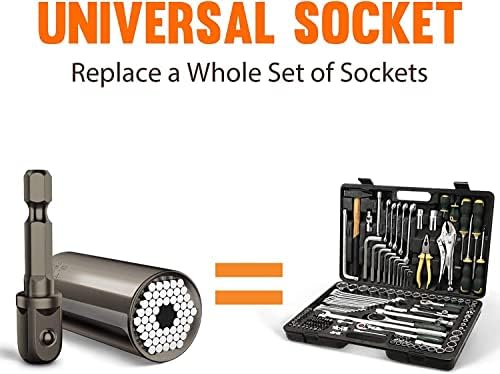 Super Universal Socket Gifts for Men Mulheres - Stufistas de Christmas Stufers Para Men Grip Socket Set com