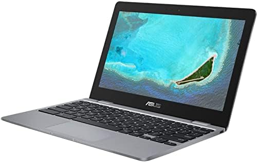 ASUS 2022 mais recente Chromebook 11.6 Computador de laptop, Intel Celeron N3350, 4 GB LPDDR4 RAM, 32 GB EMMC,
