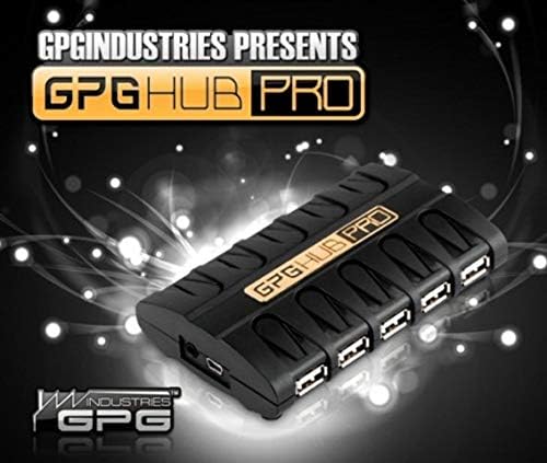 GPG Hub Pro - 10 Port USB Hub com interruptores individuais