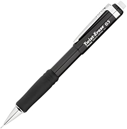Pentel® Twist-erase® III Lápis mecânico, 0,5 mm, preto