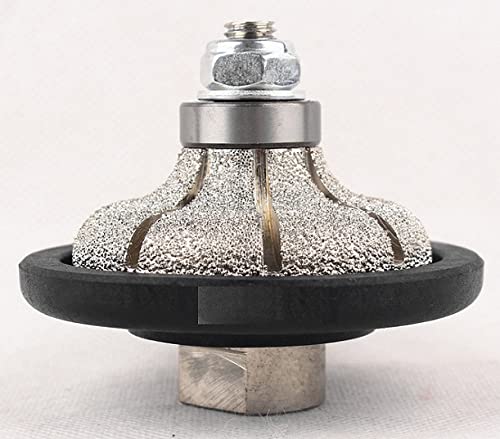 Bit de roteador de diamante de 1 polegada F25 V25 OGEE BULLNOSE Full Bullnose Profiler Wheel para granito Marble Stone Concreto Travertino da bancada Moldura de borda Refinamento