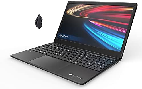 Gateway 2021 14,1 Laptop Ultra Slim FHD, processador Intel Celeron N4020, 4 GB de RAM, armazenamento