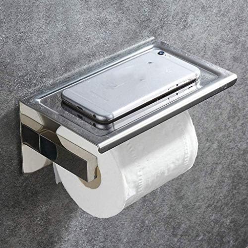 Suportes de papel higiênico WSSBK ， Portador de rolagem do banheiro aço inoxidável telefone celular