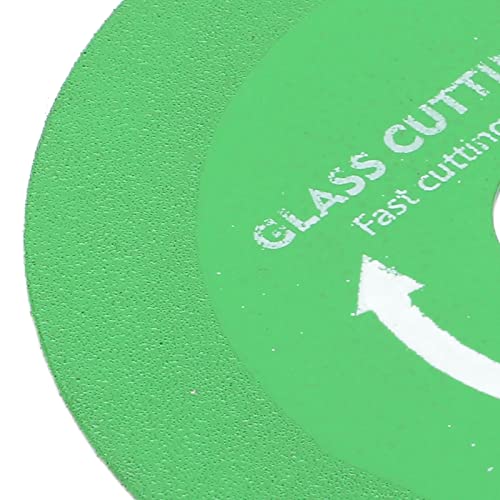 Disco de corte de vidro de 4 pcs, lâmina verde emery -brasar enegrecida para cerâmica Jadestone, 100x20x15x1mm