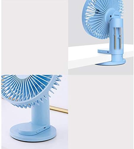 YCZDG 2 em 1 Clipe na mesa Fan USB Fan 90 ° Rotativo Velocidade do vento Ventilador de resfriamento para
