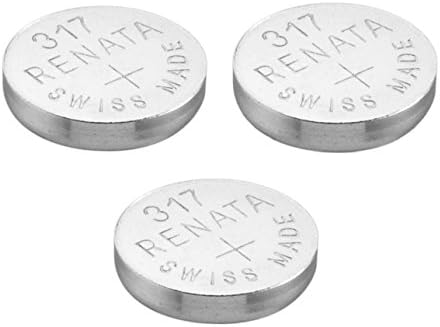 3 x Renata 317 Assista a bateria Swiss Made Silver Oxide 1,5 V (SR516SW