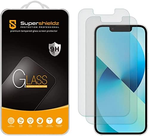 Protetor de tela anti-Glare SuperShieldz, projetado para iPhone 13 mini [vidro temperado] 0,33