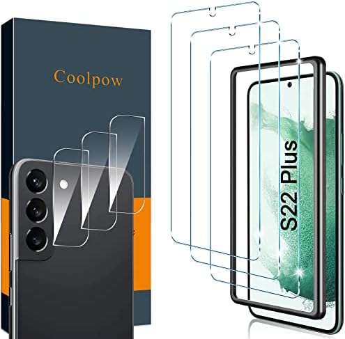 【?+? Pacote】 CoolPow projetado para o protetor de tela Samsung Galaxy S22 mais 5G Samsung Galaxy S22+ Protetor