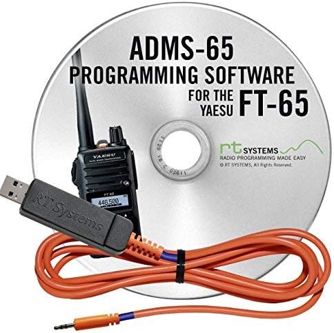 RT Systems Programming Software e cabo USB-55 para Yaesu FT-65 Band Ht