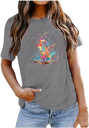 Camisas de primavera para mulheres 2023 camisetas da moda Túnica Bohemian Spring 2023 Tamas de manga curta casuais