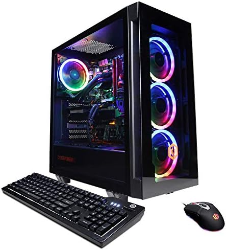 CyberPowerpc Gamer Xtreme VR Gaming PC, Intel Core i9-12900kf 3.2 GHz, GeForce RTX 3090 24 GB, 16GB DDR4, 1TB NVME PCIE SSD, 1TB HDD, Wifi & Win 11, Black, Black, Black