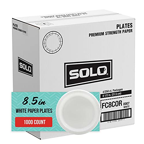 Placas de papel solo, 8,5 Premium branco, 4 pacotes de 250CT