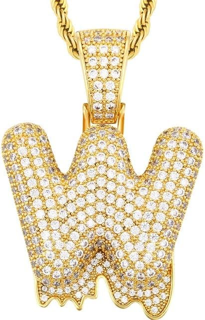 Bula Thi Fashion Letter Colars Pingente para homens jóias de joalheria Carta de cobre clássica pingente