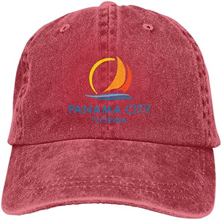 Panama City Beach Florida Baseball Cap lavatório Sun Caps Men's Mulher Fild Dad Hat Hat