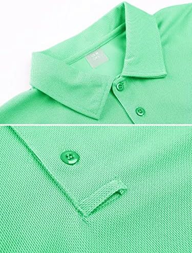Magcomsen Men's Polo Shirt Quick Dry Performance Camisas táticas de manga curta Pique camisa de golfe