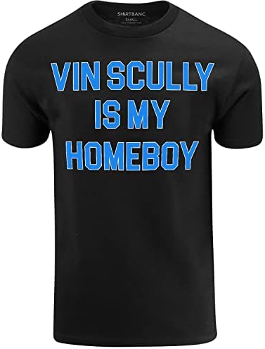 A lendária masculina Vin Scully é a minha emissora de beisebol Homeboy Tee