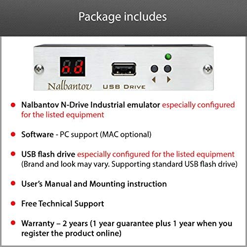 Nalbantov USB Disk Drive emulador N-Drive Industrial para Omniturn OT-CNC