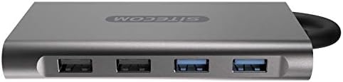 SITECOM CN-390 Adaptador Pro Multiation USB-C | USB-C a 2x USB 3.1 + 2x USB 2.0 + 2x HDMI + 1X VGA +
